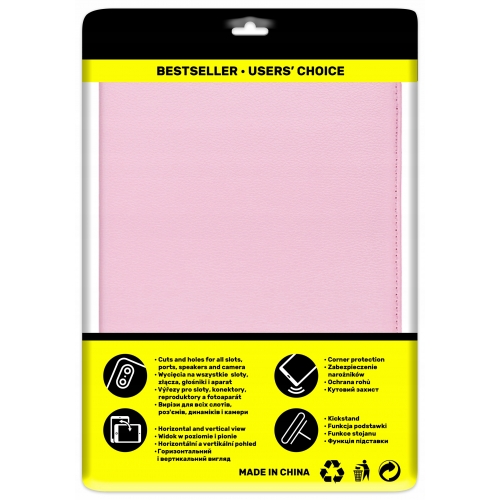 Etui obrotowe do Samsung Galaxy Tab A7 T505 T500 | różowy