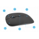 Myszka bezprzewodowa Bluetooth cicha mysz optyczna | czarny