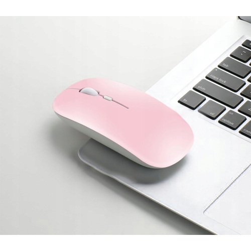 Myszka bezprzewodowa Bluetooth cicha myszka optyczna | różowy