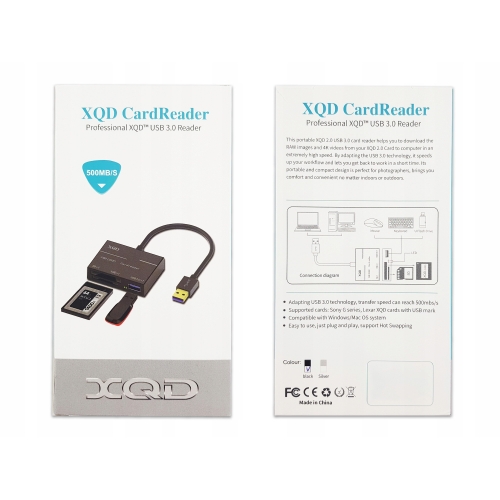 Czytnik kart XQD SD USB 3.0 do aparatu laptopa PC