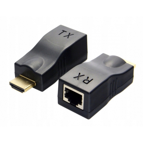 Extender HDMI przez złącze RJ45 CAT 5E/6 30M 4K