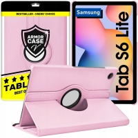 Etui obrotowe do Samsung Galaxy Tab S6 Lite 10.4" | różowy