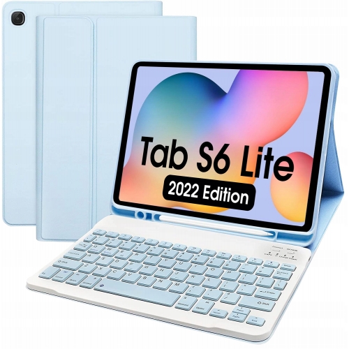 Etui z klawiaturą do Samsung Galaxy Tab S6 Lite 10.4 | niebieski