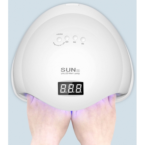 Lampa Sun 5 LED UV do utwardzania paznokci 48W żele hybrydy