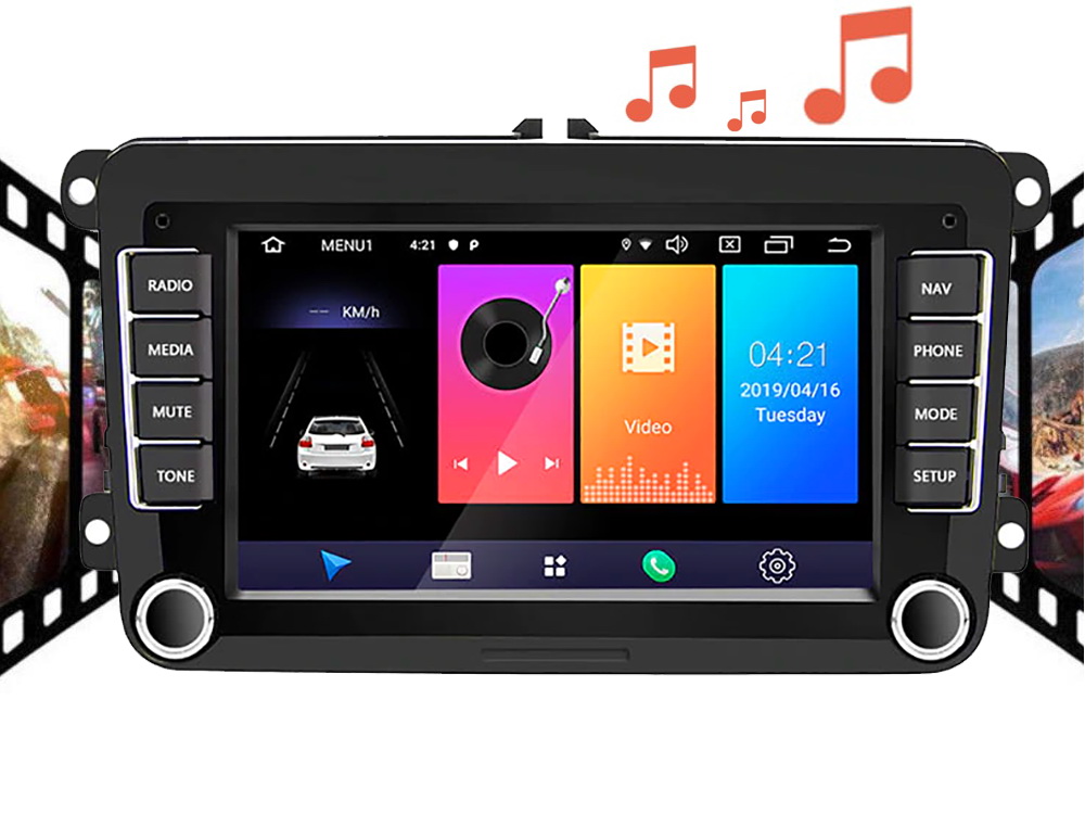 Radio Samochodowe 2 DIN ekran 7" Android 8.1 do Volkswagen
